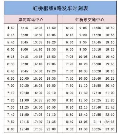 虹练定班线最新时刻表,一、标题