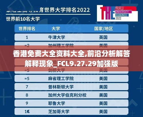 香港免费大全资料大全,前沿分析解答解释现象_FCL9.27.29加强版
