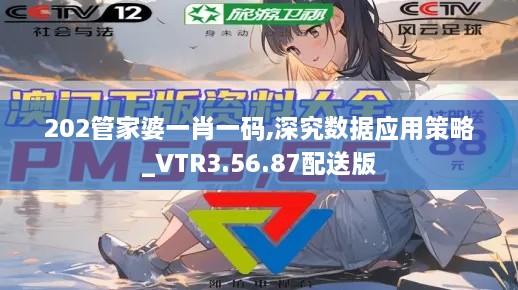 202管家婆一肖一码,深究数据应用策略_VTR3.56.87配送版