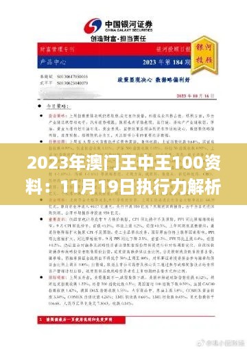 2023年澳门王中王100资料：11月19日执行力解析与落实_GHZ6.76.22优雅版