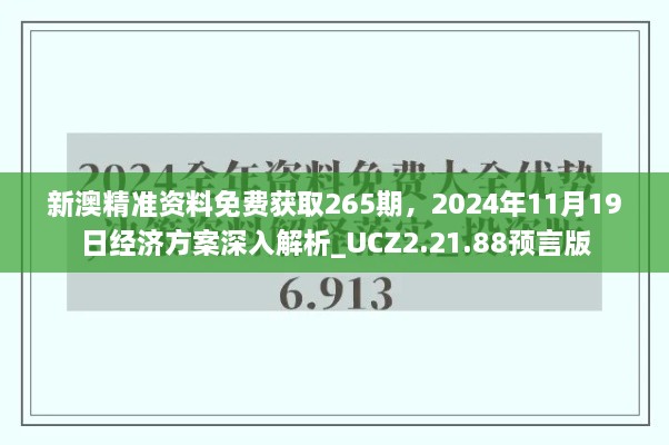 新澳精准资料免费获取265期，2024年11月19日经济方案深入解析_UCZ2.21.88预言版
