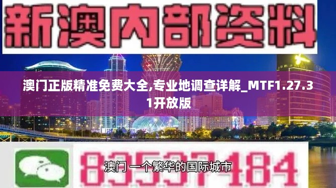 澳门正版精准免费大全,专业地调查详解_MTF1.27.31开放版
