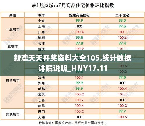 新澳天天开奖资料大全105,统计数据详解说明_HNY17.11