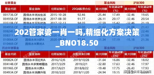 202管家婆一肖一吗,精细化方案决策_BNO18.50