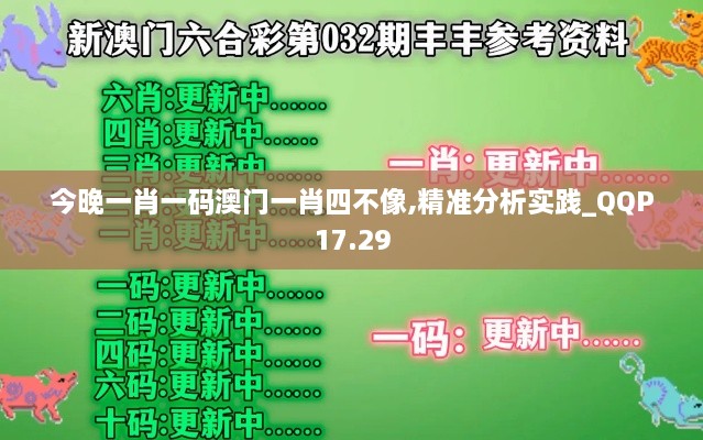今晚一肖一码澳门一肖四不像,精准分析实践_QQP17.29