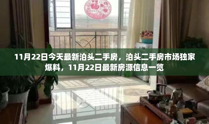 泊头二手房市场独家爆料，最新房源信息一览（11月22日更新）