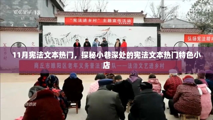探秘宪法文本热门小店，小巷深处的法律文化之旅