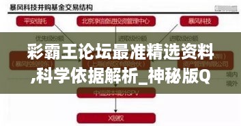 彩霸王论坛最准精选资料,科学依据解析_神秘版QMR7.99