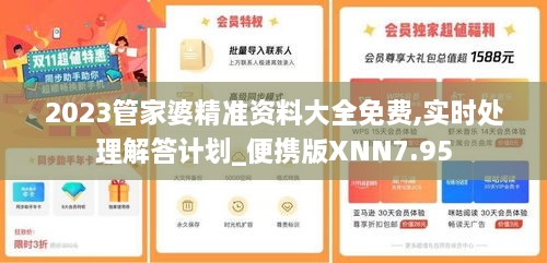 2023管家婆精准资料大全免费,实时处理解答计划_便携版XNN7.95