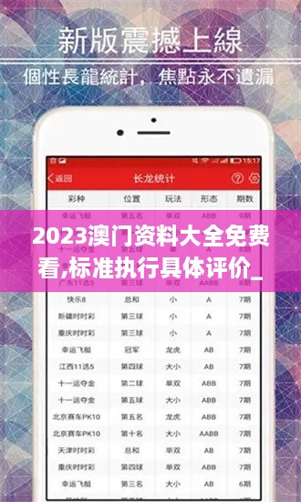 2023澳门资料大全免费看,标准执行具体评价_定义版CWZ7.91