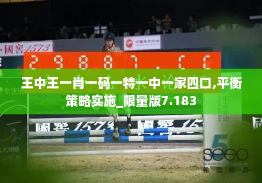 王中王一肖一码一特一中一家四口,平衡策略实施_限量版7.183