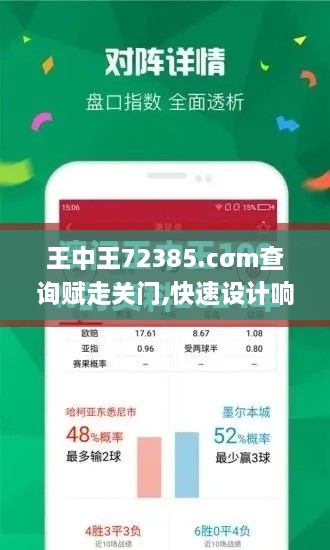 王中王72385.cσm查询赋走关门,快速设计响应解析_4K版6.499