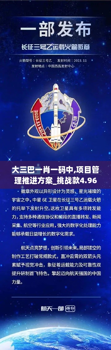 大三巴一肖一码中,项目管理推进方案_挑战款4.961