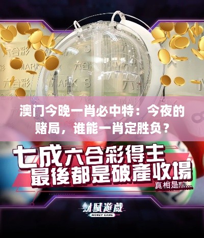澳门今晚一肖必中特：今夜的赌局，谁能一肖定胜负？