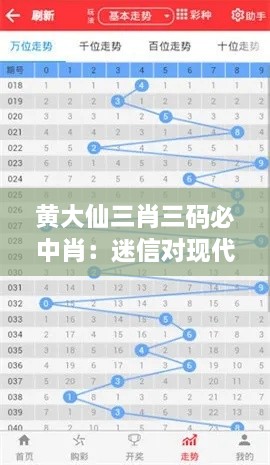 黄大仙三肖三码必中肖：迷信对现代人的影响
