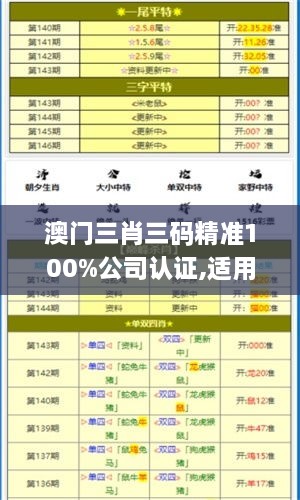 澳门三肖三码精准100%公司认证,适用计划解析_创意版19.338
