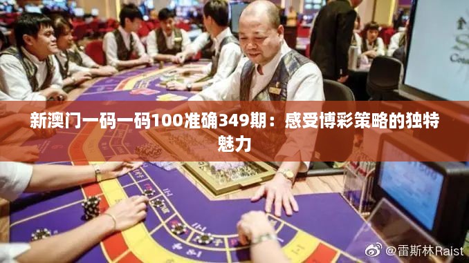 新澳门一码一码100准确349期：感受博彩策略的独特魅力