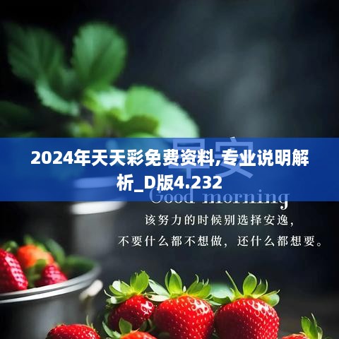 2024年天天彩免费资料,专业说明解析_D版4.232