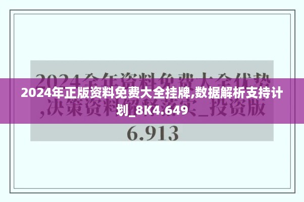 2024年正版资料免费大全挂牌,数据解析支持计划_8K4.649