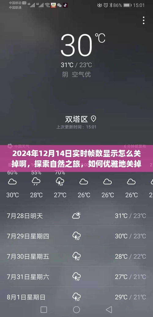 如何关闭实时帧数显示，开启心灵宁静的探索之旅？