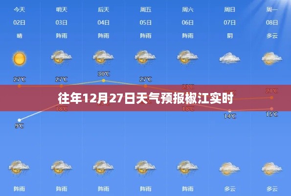 椒江天气预报实时查询，往年12月27日天气预测