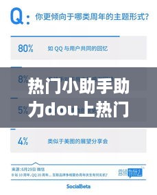 热门小助手助力Dou上热门，营销新趋势解析