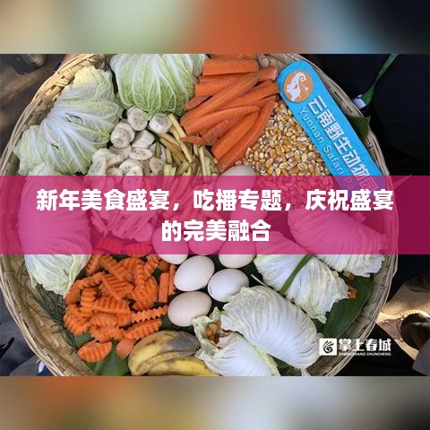 新年美食盛宴，吃播专题，庆祝盛宴的完美融合